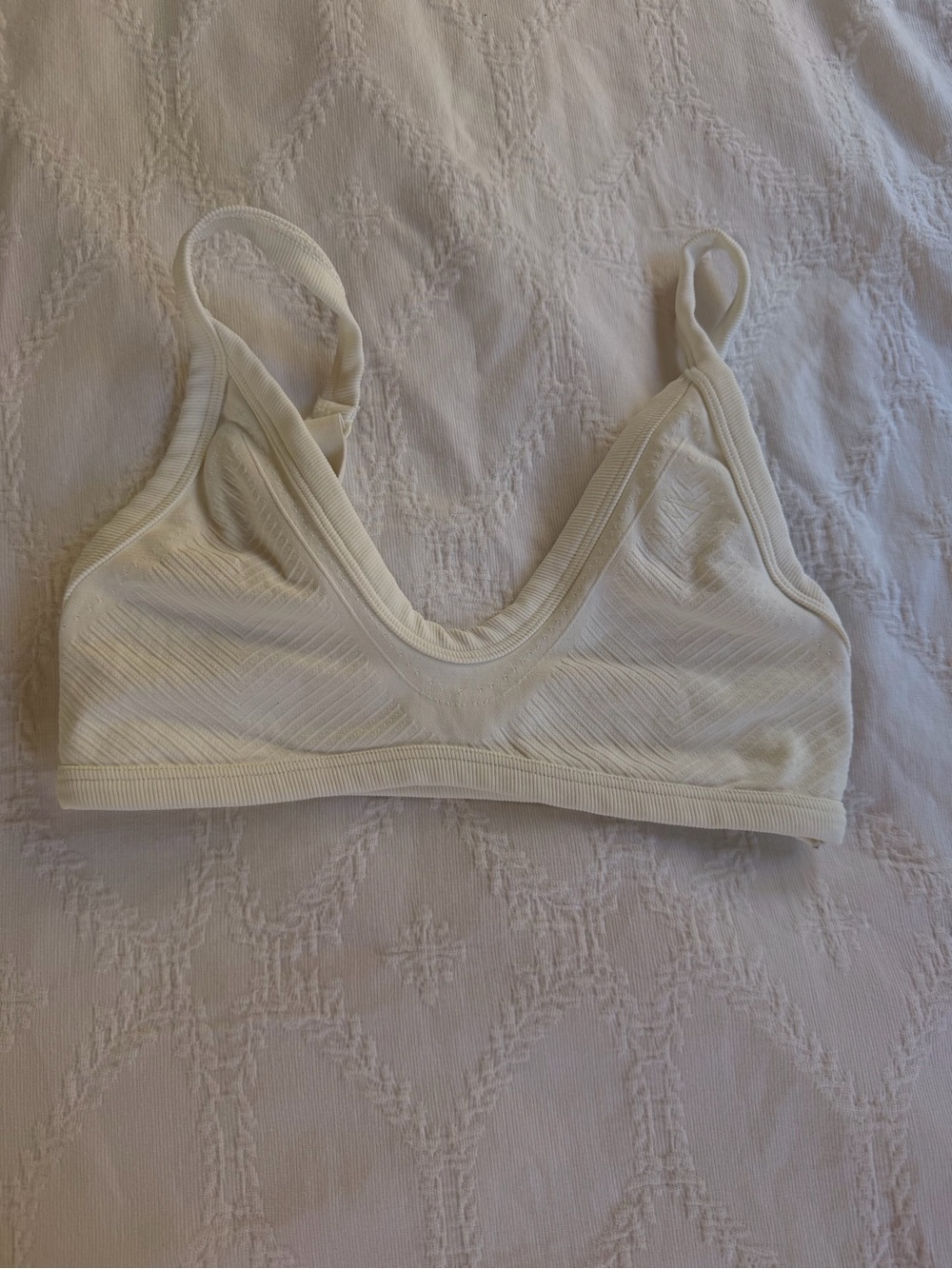 Gymshark Women’s white sports bra Bralette XS